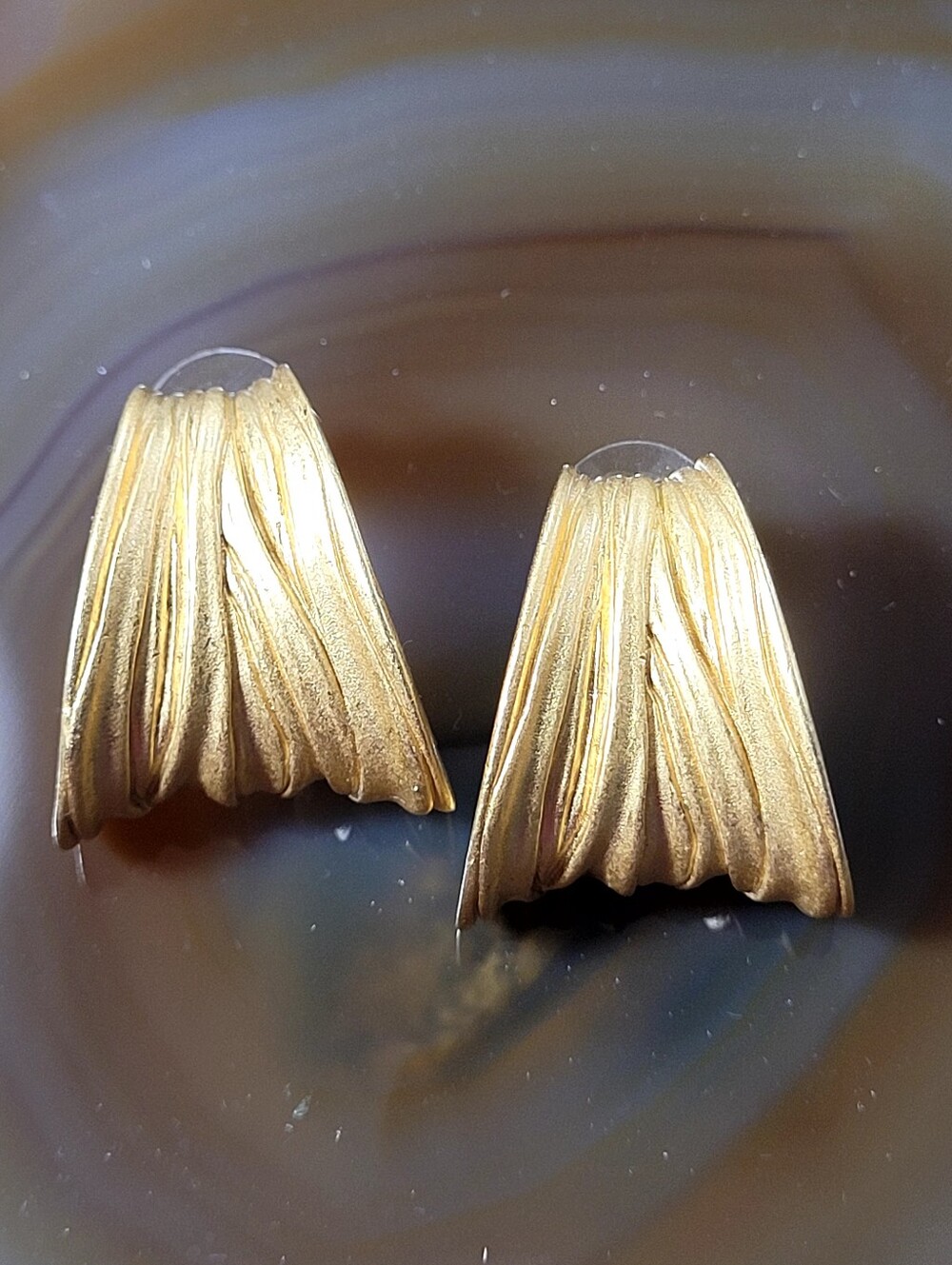 Vintage Gold Anne Klein Drop Earrings - Women Jewelry